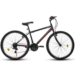 Aukfa 26" Mountain Bike for Men and Women, 21 - Speed High - Performance All - Terrain Bicycle with Dual V - Brakes, Green