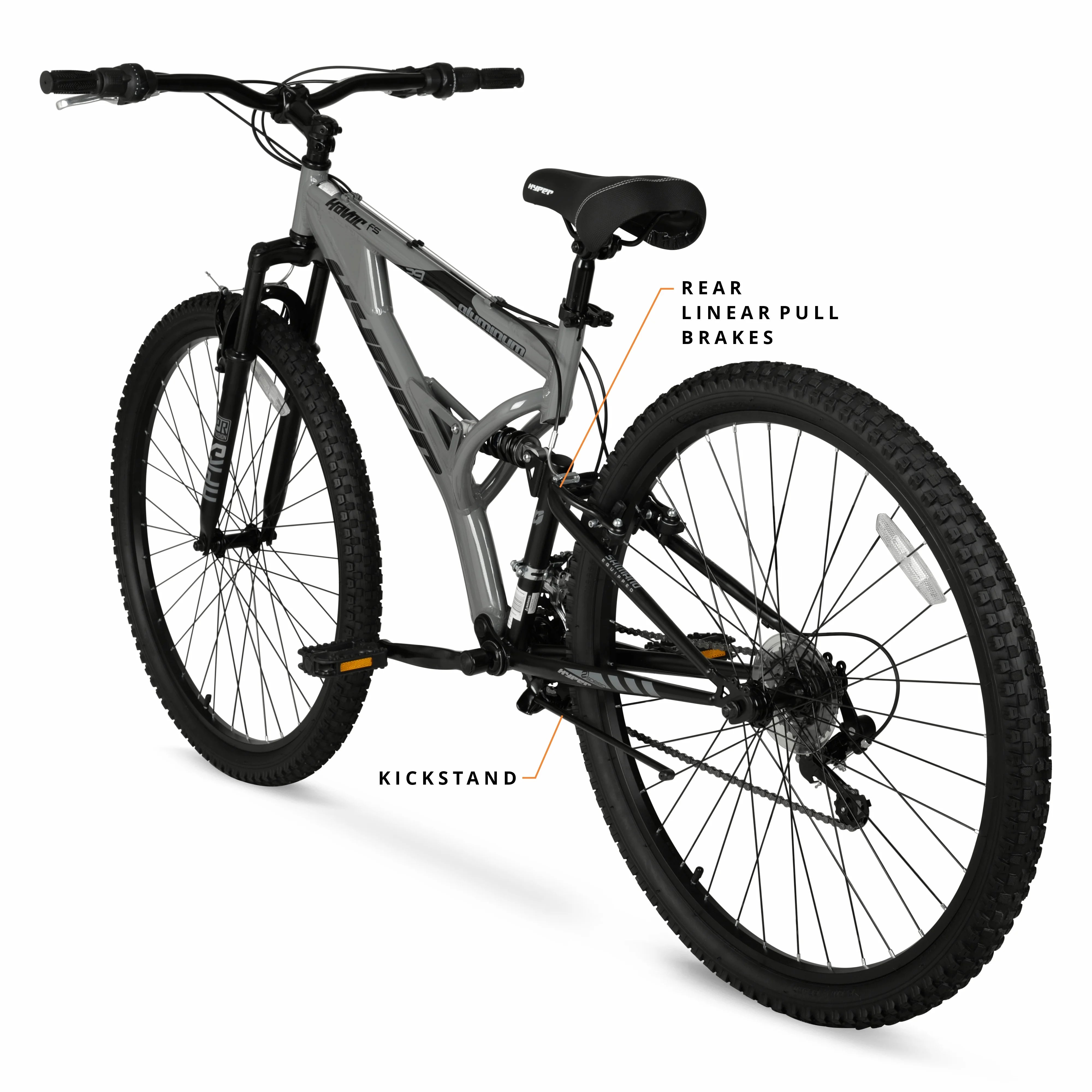 Hyper Bicycles 29" Men'S Havoc Mountain Bike, Gray