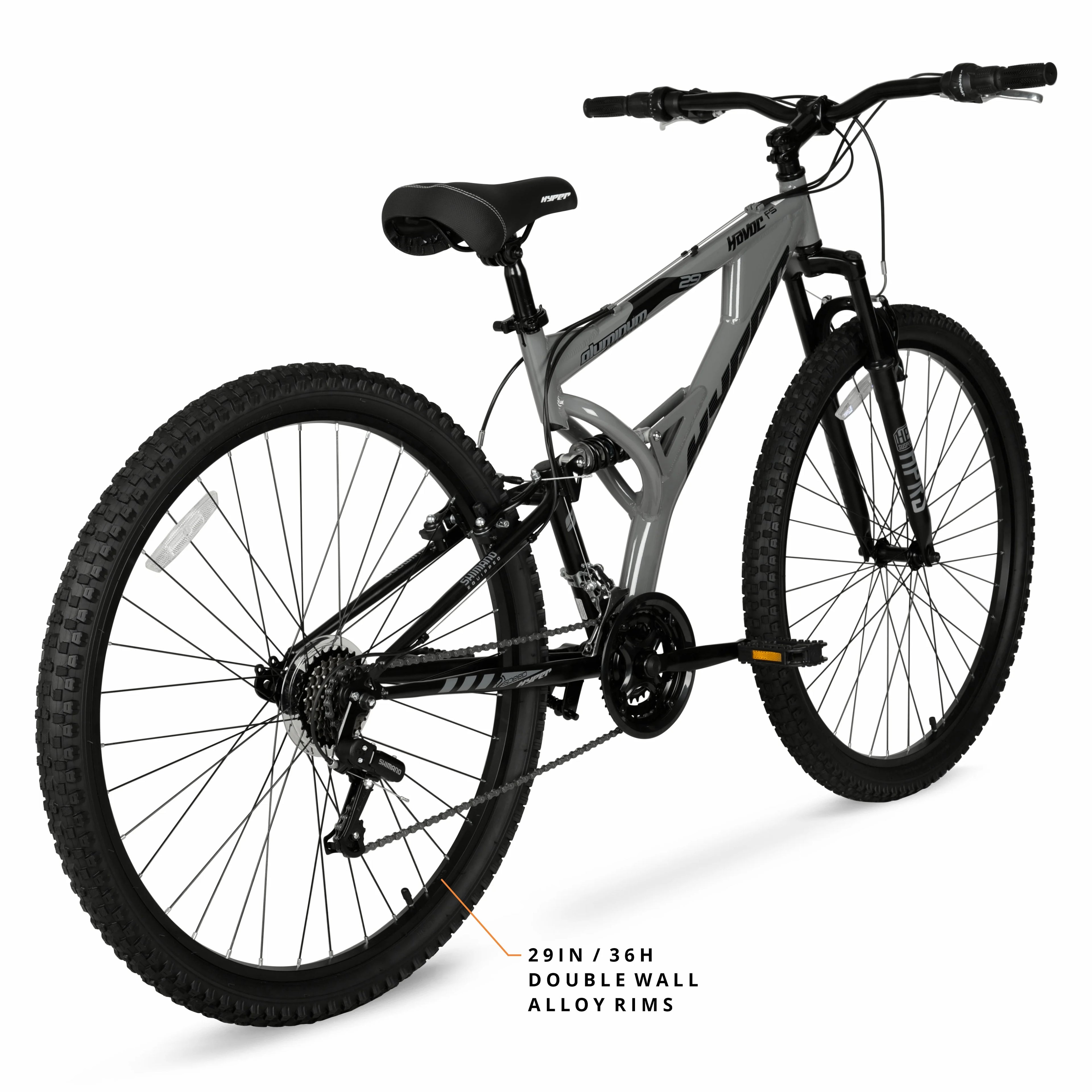 Hyper Bicycles 29" Men'S Havoc Mountain Bike, Gray